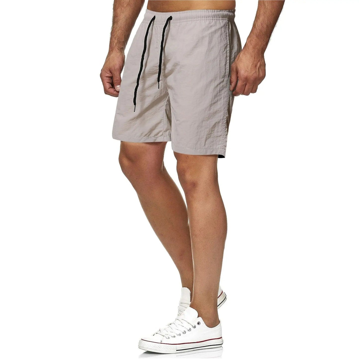 Dieter - Schnelltrocknende einfarbige Fitness Herren Badeshorts