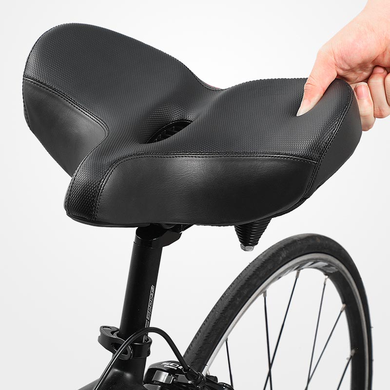 ComfortCruise | Bequemer Fahrradsattel | Ergonomisches Design | Extra Breit und Atmungsaktiv