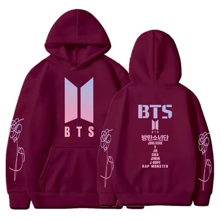 Bts Unisex Kapuzen-Sweatshirt Casual Hoodie Cosplay Jacke Top