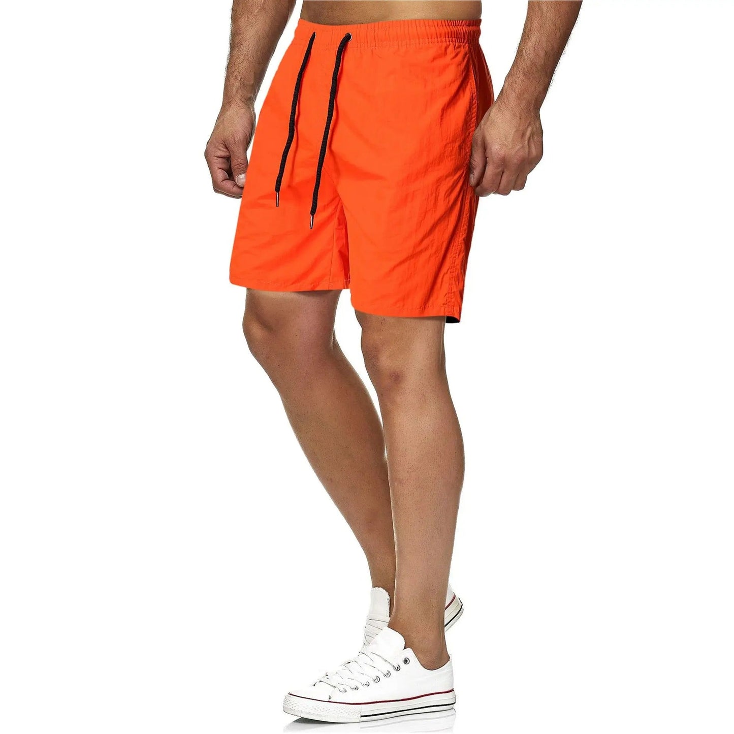 Dieter - Schnelltrocknende einfarbige Fitness Herren Badeshorts