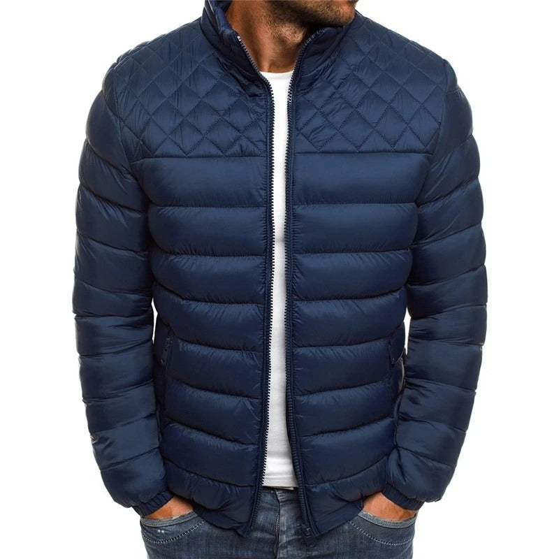 Reinhard - Bequeme Herrenjacke mit Rundhalsausschnitt