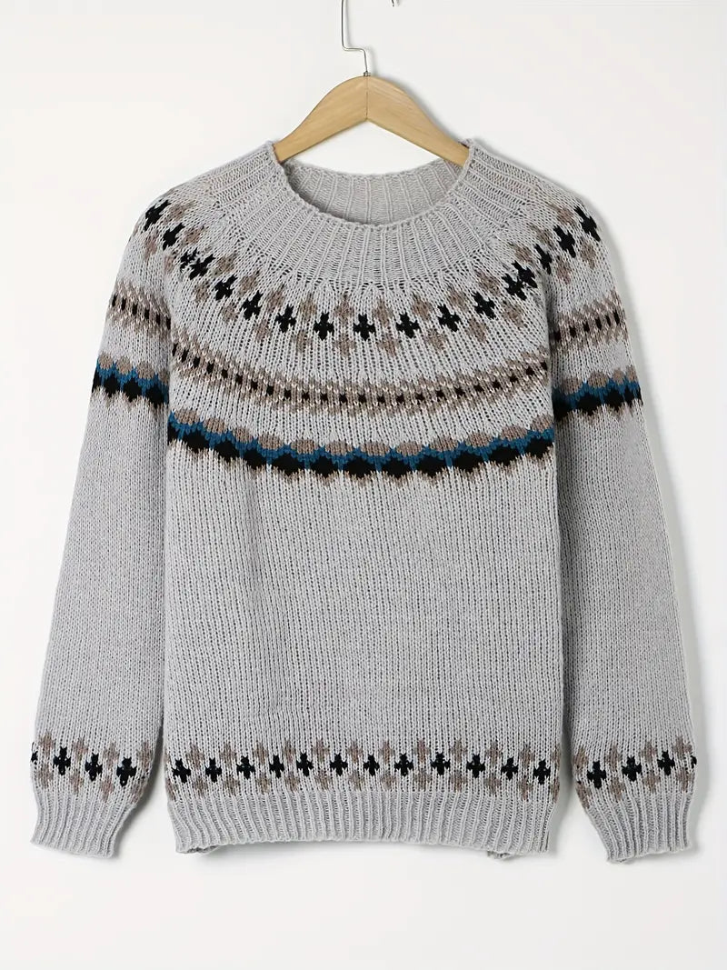 Casimir - Ethnisches Muster Rollkragenpullover