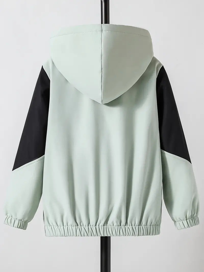 Kristina - Chevron Color Block Windbreaker für Mädchen