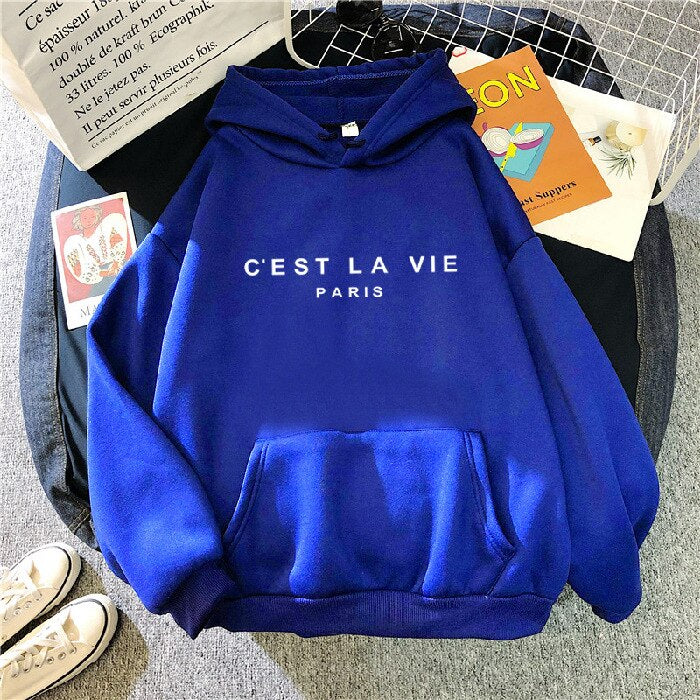 Ce La Vie Hoodie | Bequemer Pullover für Damen