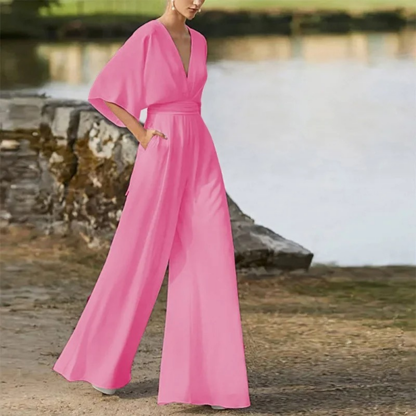 Floridza - Eleganter Jumpsuit mit weitem Bein