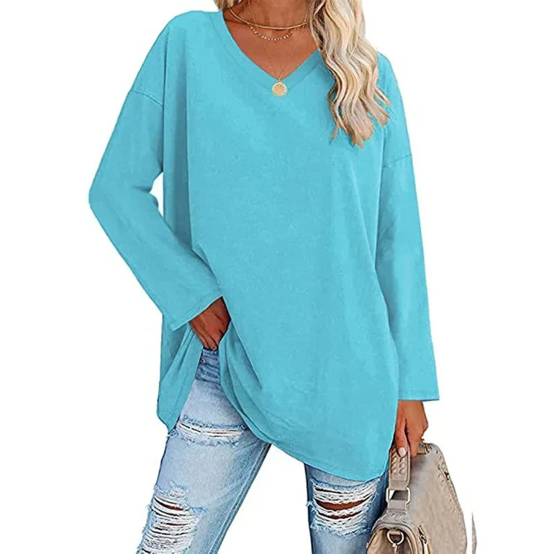 Amira's V-Neck Knit Top