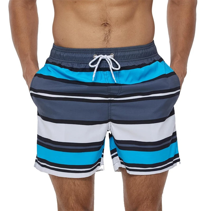 Rafael - Atmungsaktive Herren Badeshorts mit Funky Print