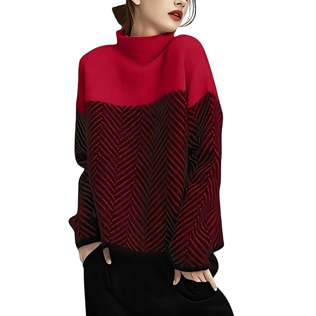 Gerta - Elegante Wolle Rollkragenpullover