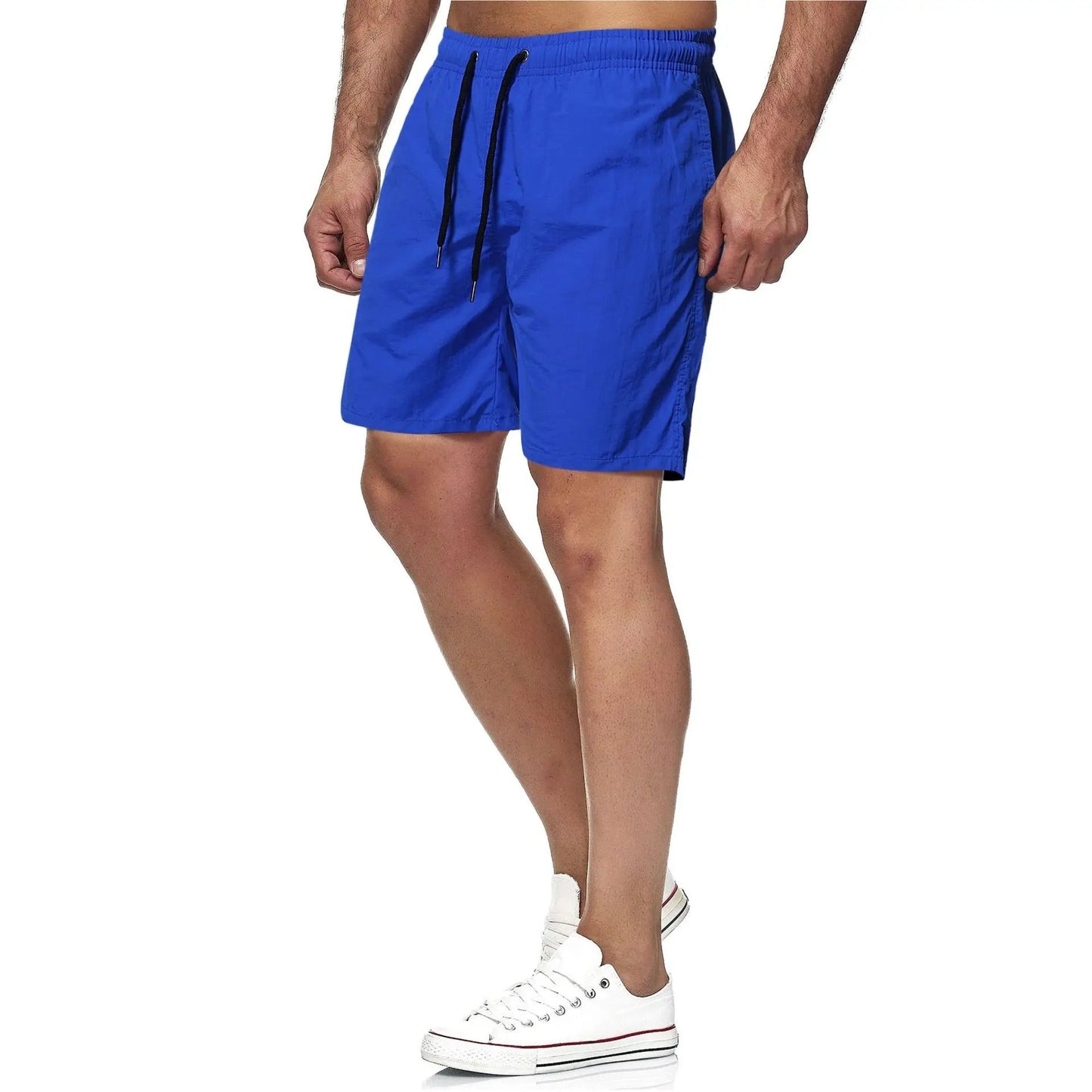 Dieter - Schnelltrocknende einfarbige Fitness Herren Badeshorts