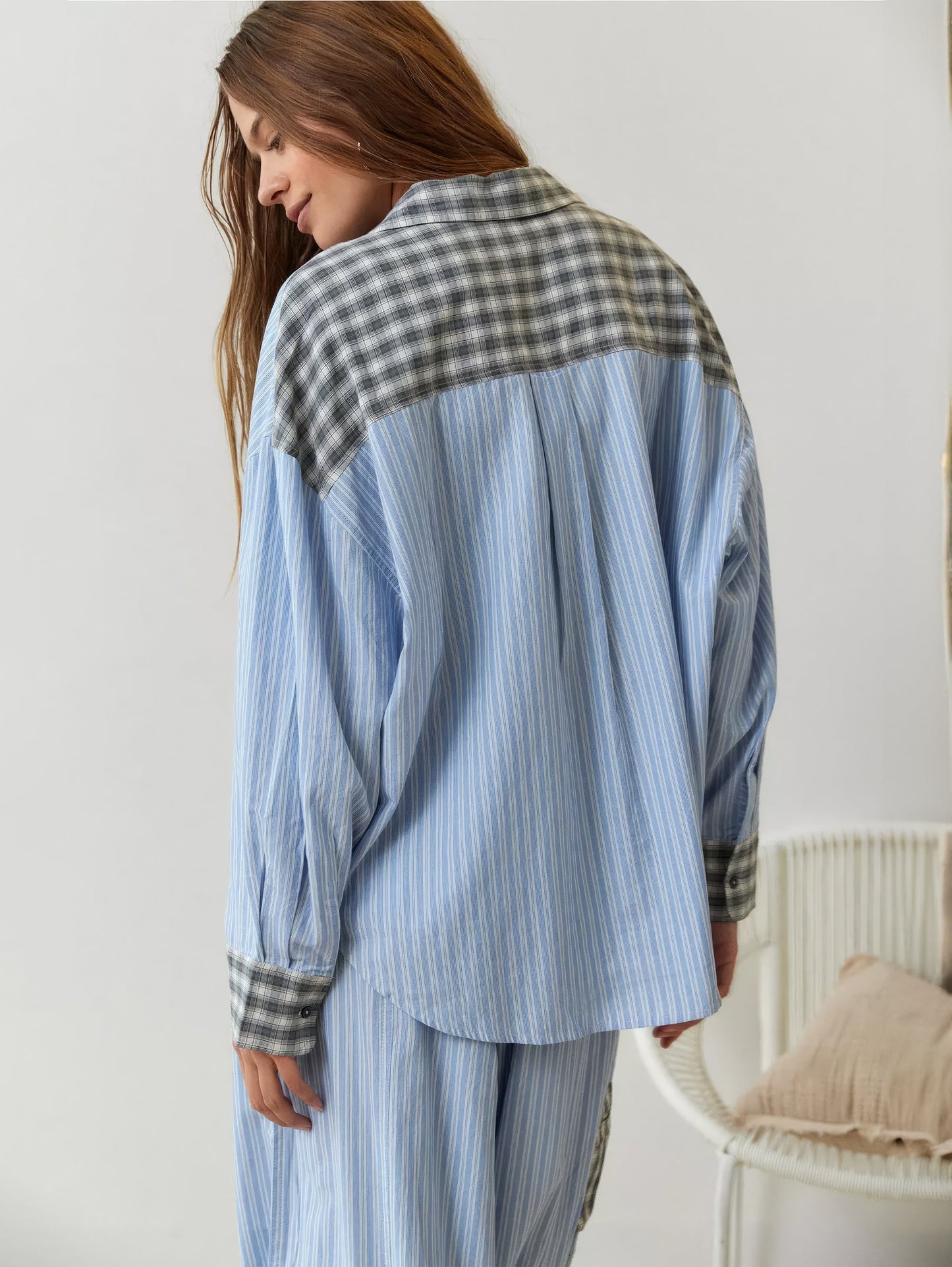 Beate - Patchwork-Pyjama-Set für Damen