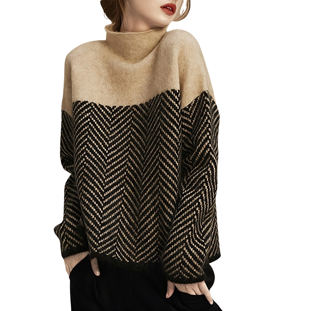 Gerta - Elegante Wolle Rollkragenpullover