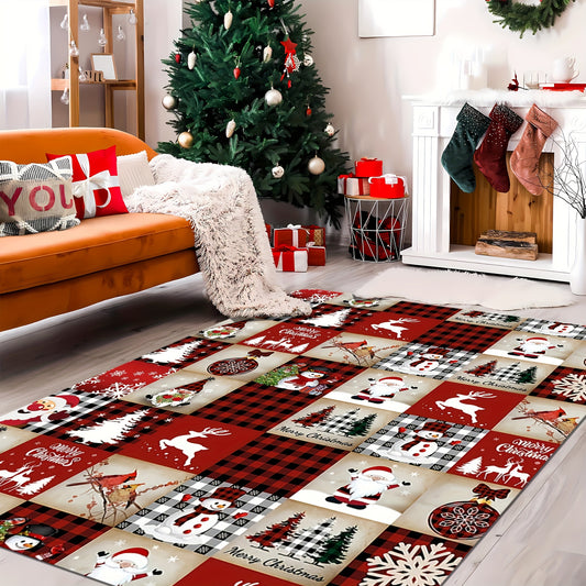 Reindeer Rug - Weicher, rutschfester Weihnachts-Teppich