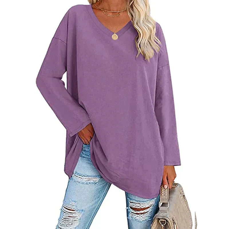 Amira's V-Neck Knit Top