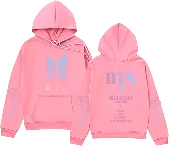 Bts Unisex Kapuzen-Sweatshirt Casual Hoodie Cosplay Jacke Top