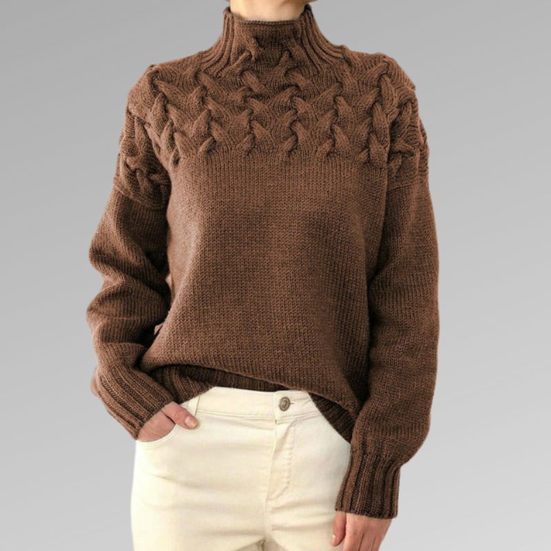 Charlene - Eleganter und Warmer Rollkragenpullover