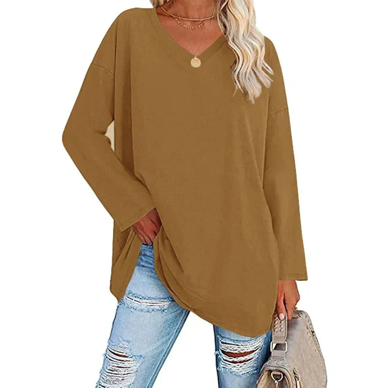 Amira's V-Neck Knit Top