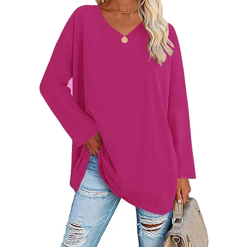 Amira's V-Neck Knit Top