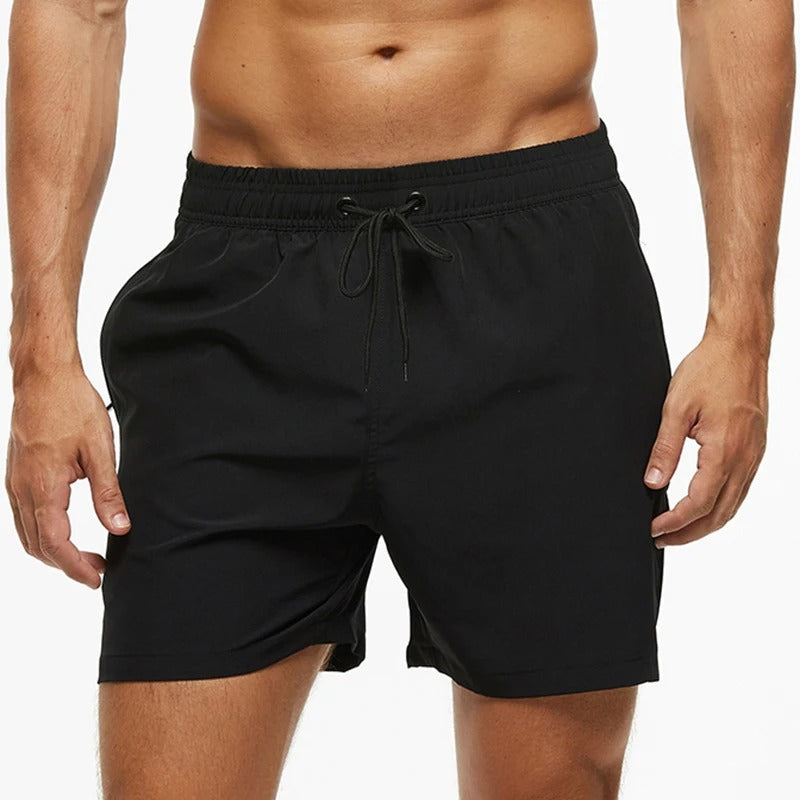 Noah - Einfarbige Herren Badeshorts mit elastischem Bund