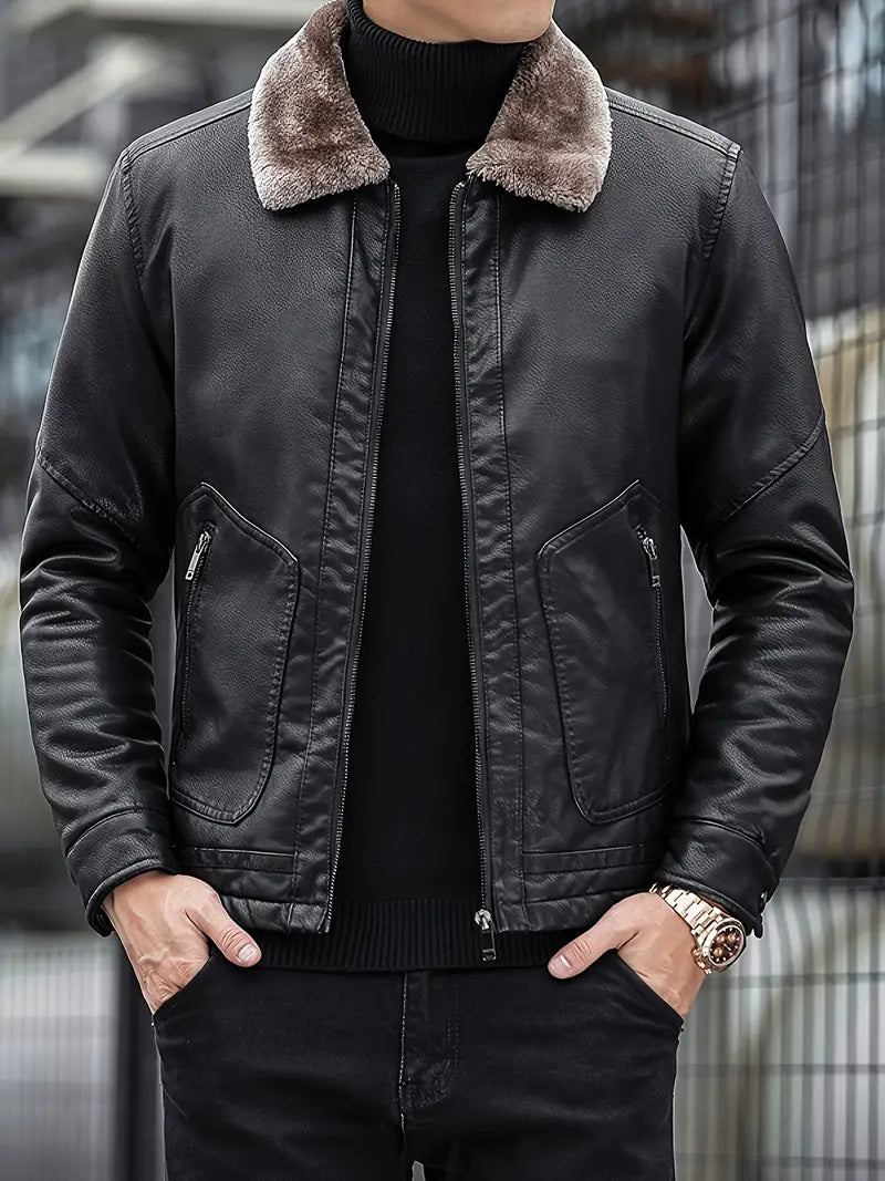 Stefan - Herren Trend-Fleecejacke