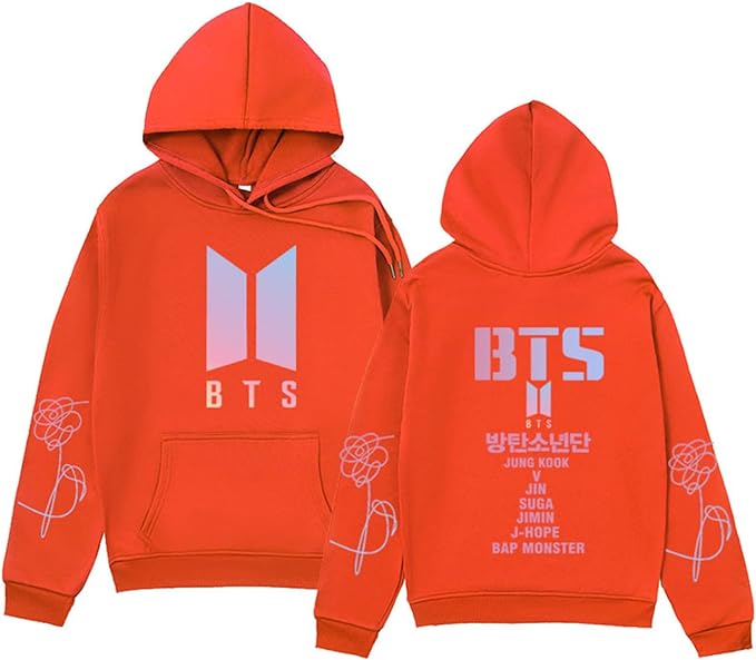 Bts Unisex Kapuzen-Sweatshirt Casual Hoodie Cosplay Jacke Top