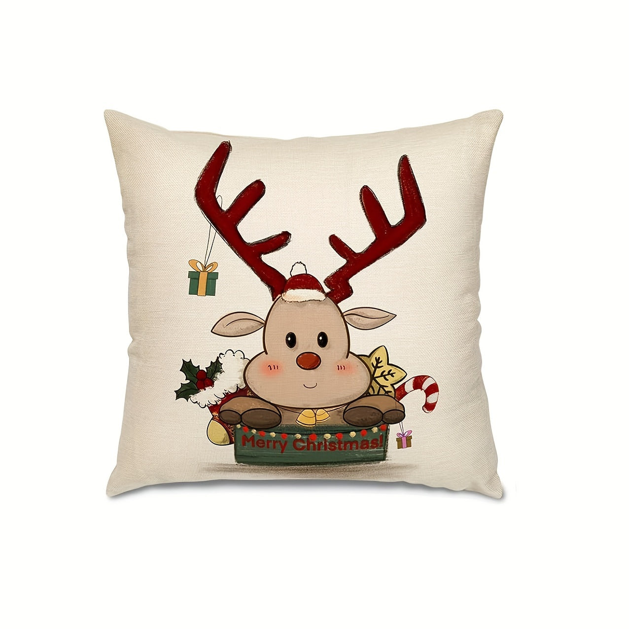 FestivePillows - Set mit 4 dekorativen Kissenbezügen