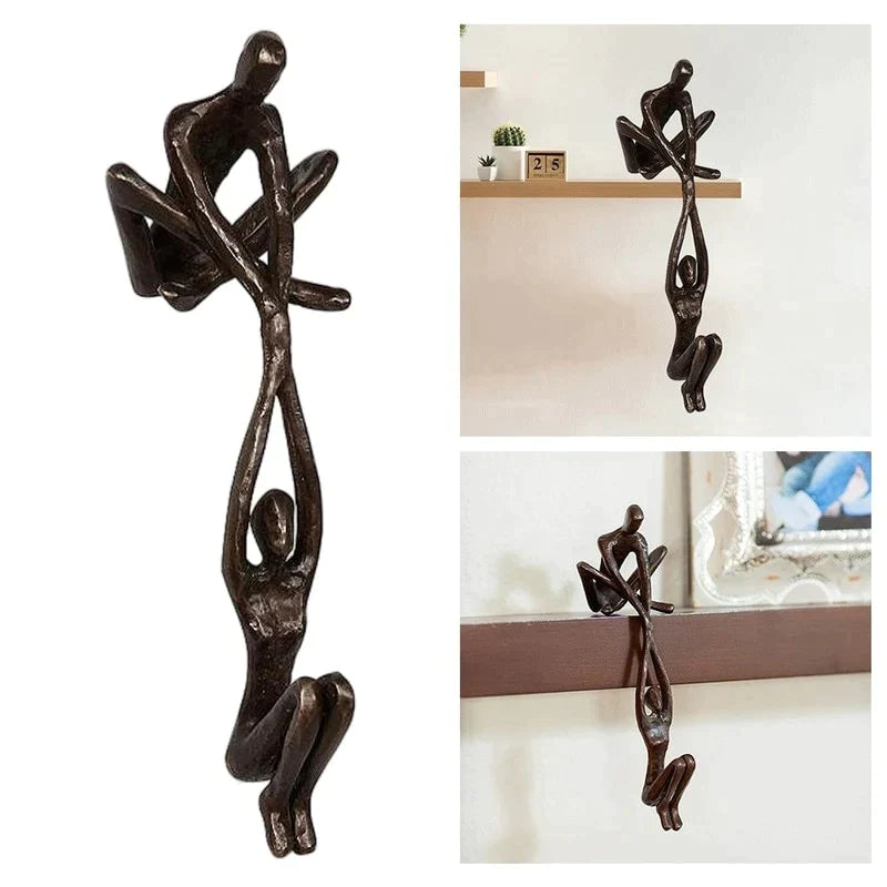 Ewige Liebe und Kraft | Skulptur Figur | Hausdekoration | Einzigartige Dekoration