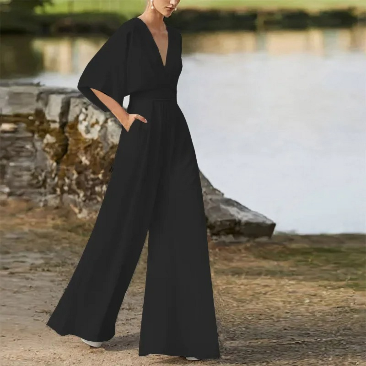 Floridza - Eleganter Jumpsuit mit weitem Bein