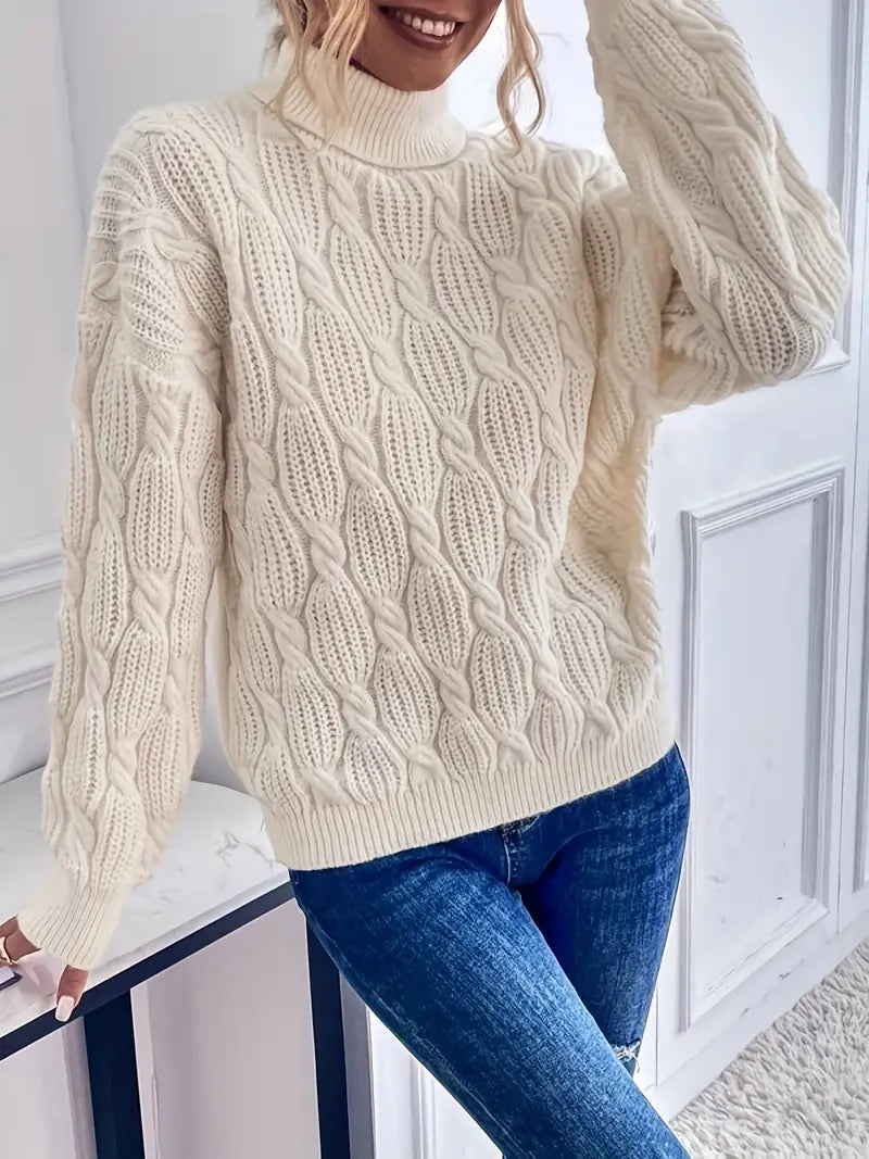 Oswin - Twistmuster Rollkragenpullover