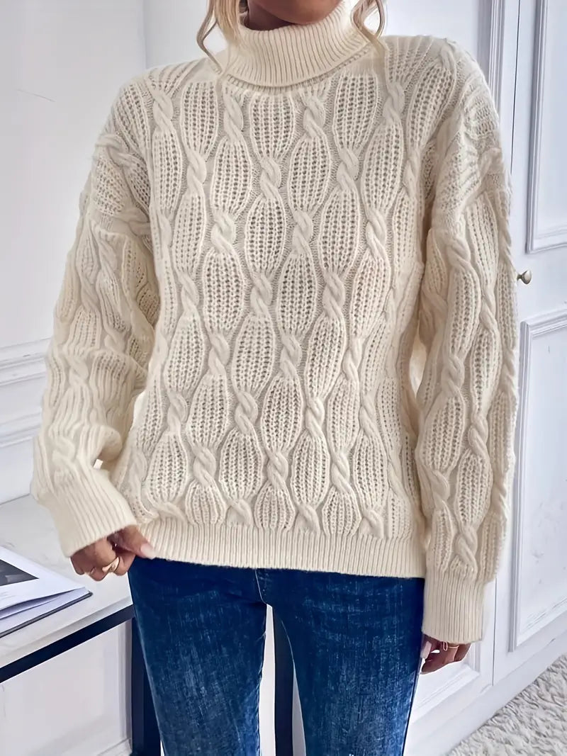 Oswin - Twistmuster Rollkragenpullover