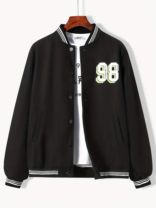 Fabio - Herren Baseball-Kragen Jacke