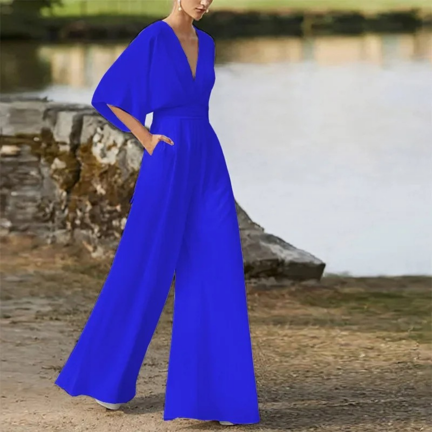 Floridza - Eleganter Jumpsuit mit weitem Bein