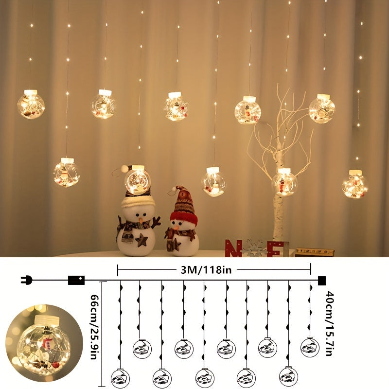 GlowCurtain - LED-Vorhanglichter für Weihnachtsdeko