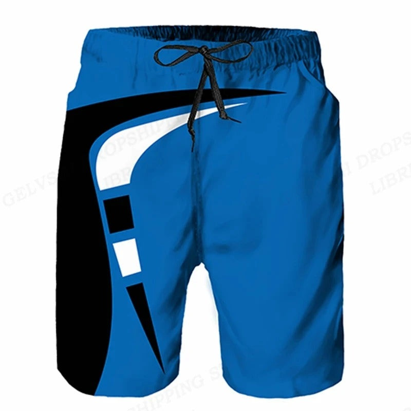 Dennis - Herren Badehose mit Moto Sport Druck