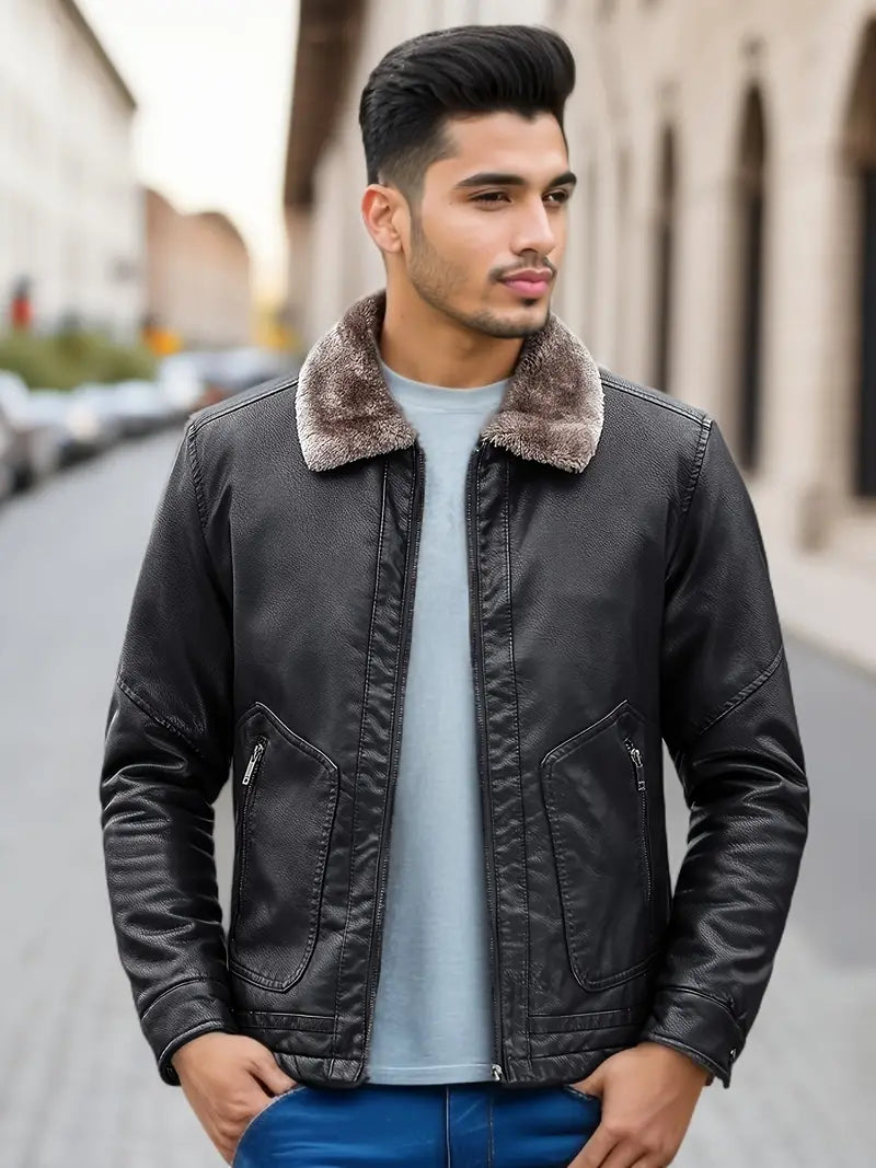 Stefan - Herren Trend-Fleecejacke