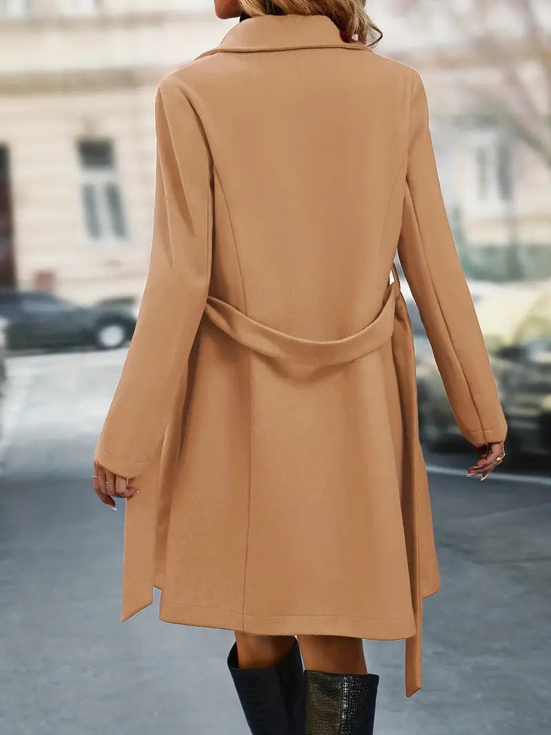 Lien - Doppelreihiger Trenchcoat für Stil und Eleganz in jeder Saison