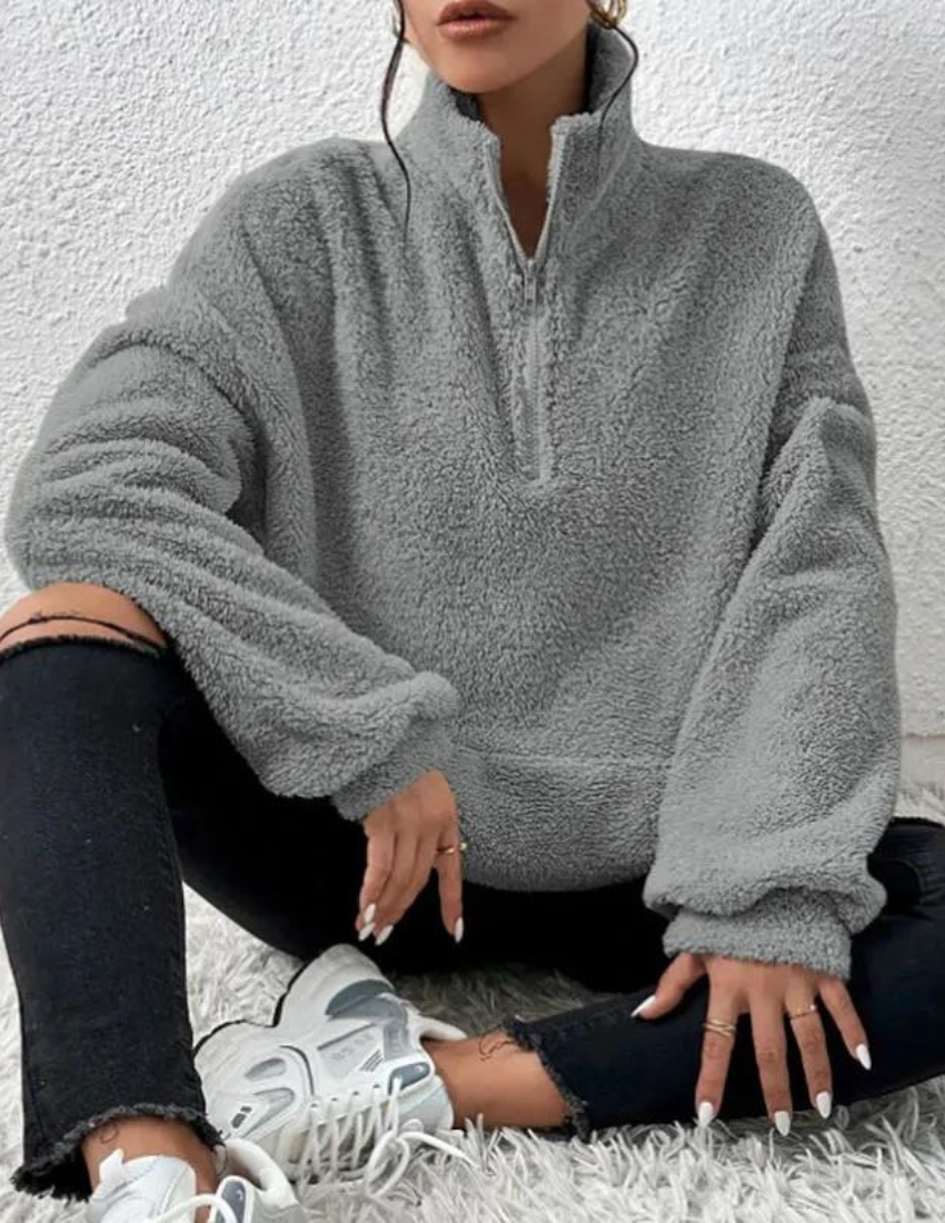 Veridiana - Flauschiger Fleece-Pullover