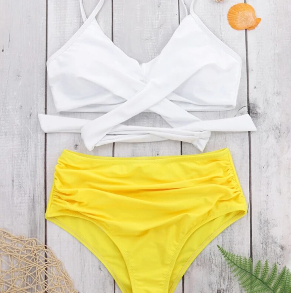 Rania - Dein ideales Strandoutfit Bikini mit Hoher Taille