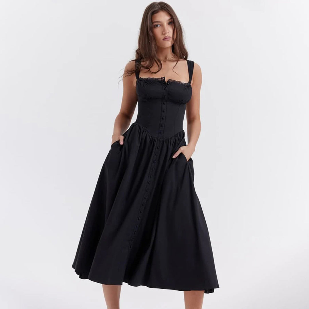 Abey - Elegantes Midi-Kleid