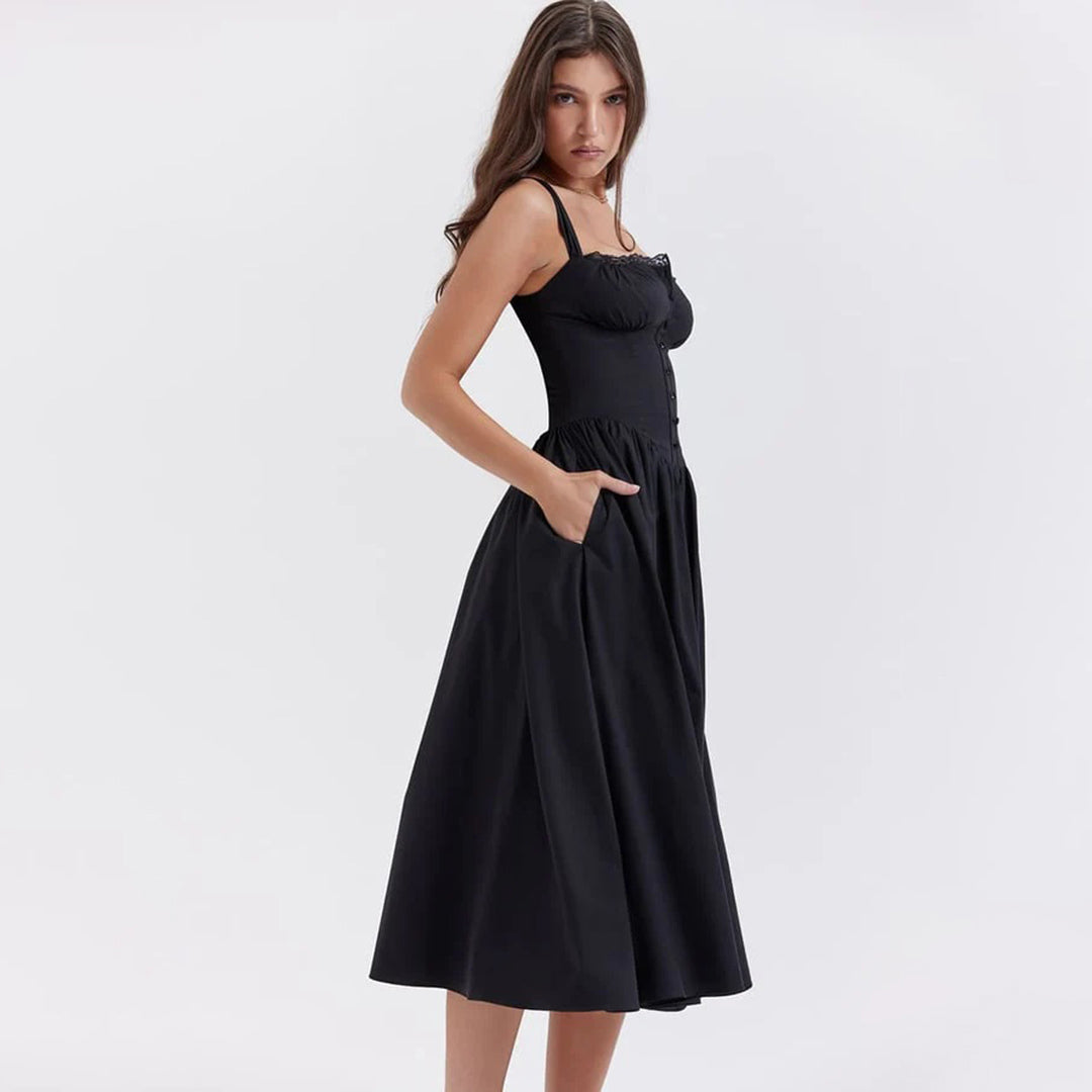 Abey - Elegantes Midi-Kleid