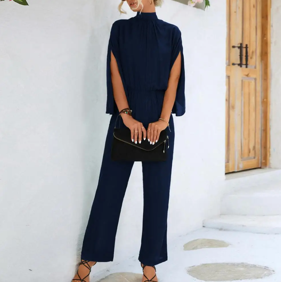 Leonie - Eleganter Langarm-Jumpsuit