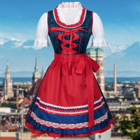 Greta - Einzigartige Tracht für Damen mit Schürze und Bluse