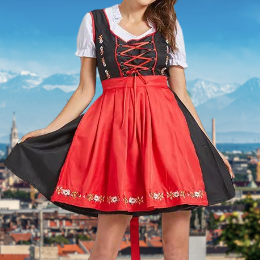 Mathilda - Einzigartige Tracht für Damen mit Schürze und Bluse