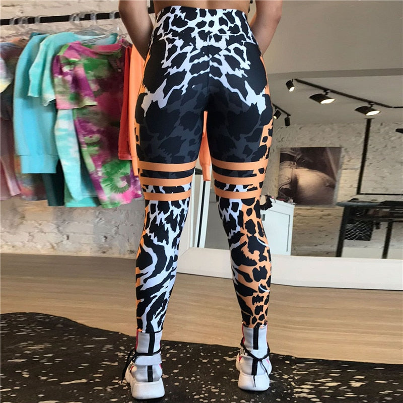 Denise - Sport Legging | Einzigartiger Druck, Push-up-Modell & Stretch