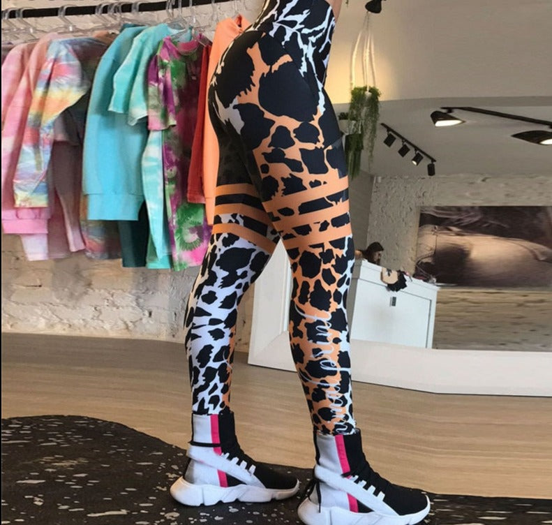 Denise - Sport Legging | Einzigartiger Druck, Push-up-Modell & Stretch