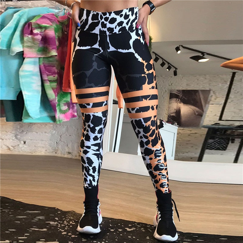 Denise - Sport Legging | Einzigartiger Druck, Push-up-Modell & Stretch