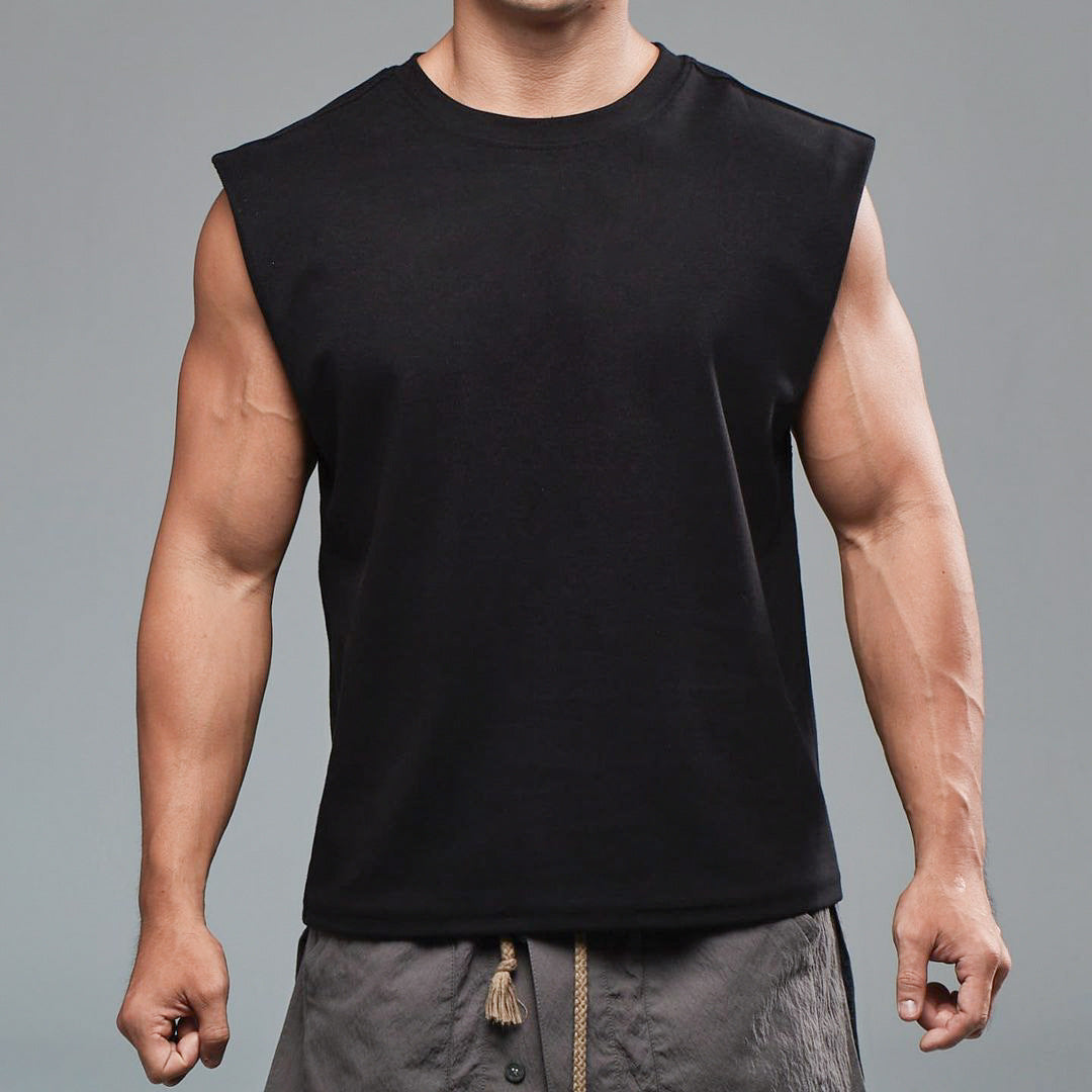 Basic Herren-Tanktop mit Rundhalsausschnitt