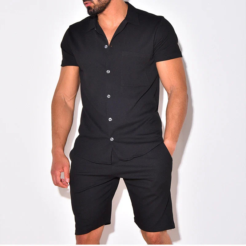 Fekir Corduroy Summerset | Hemd und Shorts