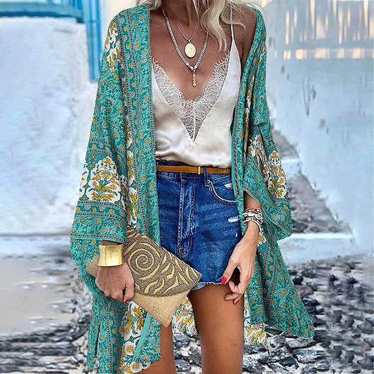 Mathilda - Überwurf im Boho-Kimono-Stil