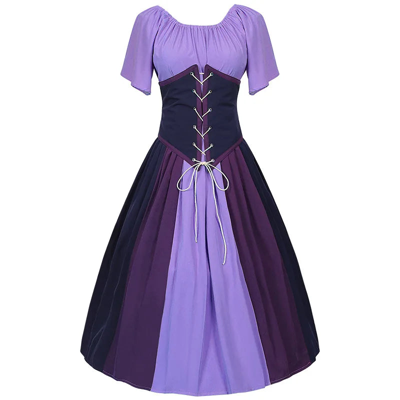 Vyctoria - Glorious Renaissance Kleid Frauen Mittelalter Gothic Lange Maxi Retro Vestido Viktorianischen Lace Up Paty Ballkleid