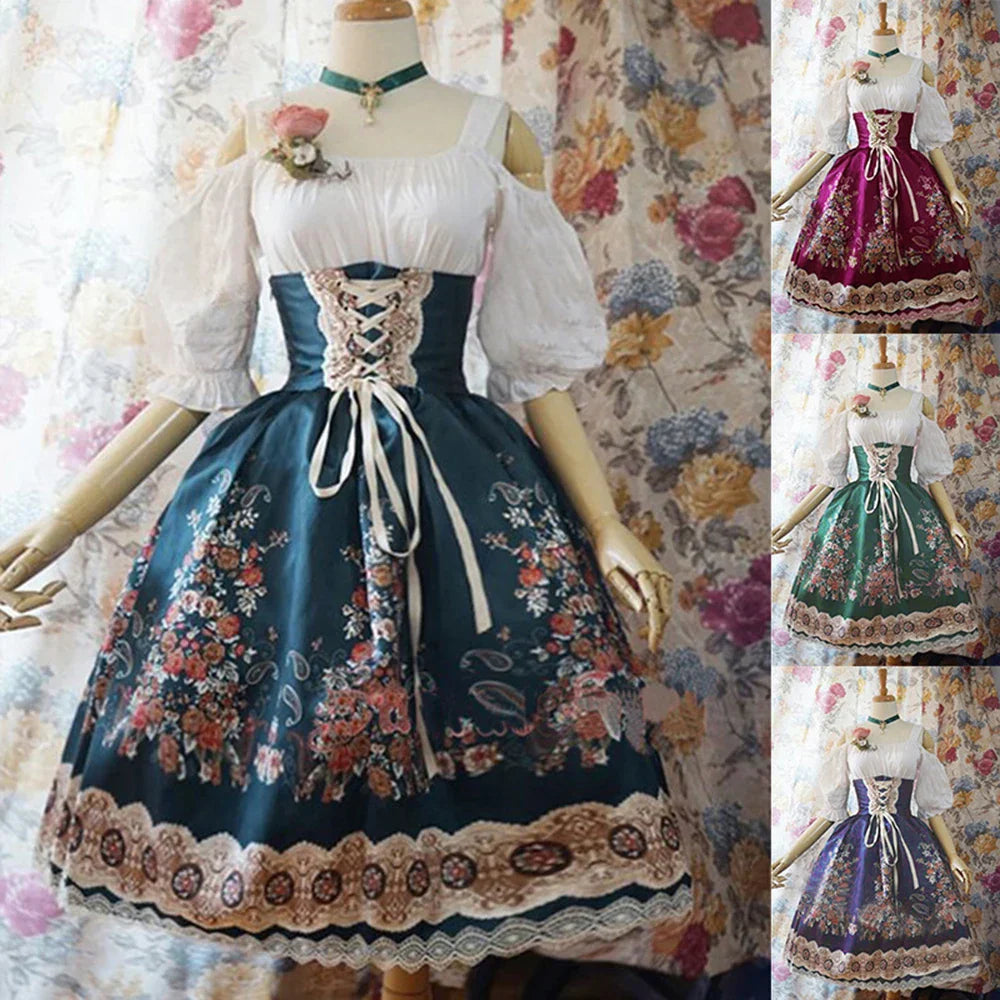 Pearlene - Bezauberndes Dirndlkleid für Oktoberfestspaß